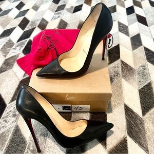 Christian Louboutin So Kate 120 black kid leather sz 37